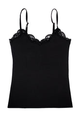 Delicious with Lace V Neck Cami