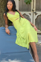 Feather Weight Rib Keyhole Nap Dress